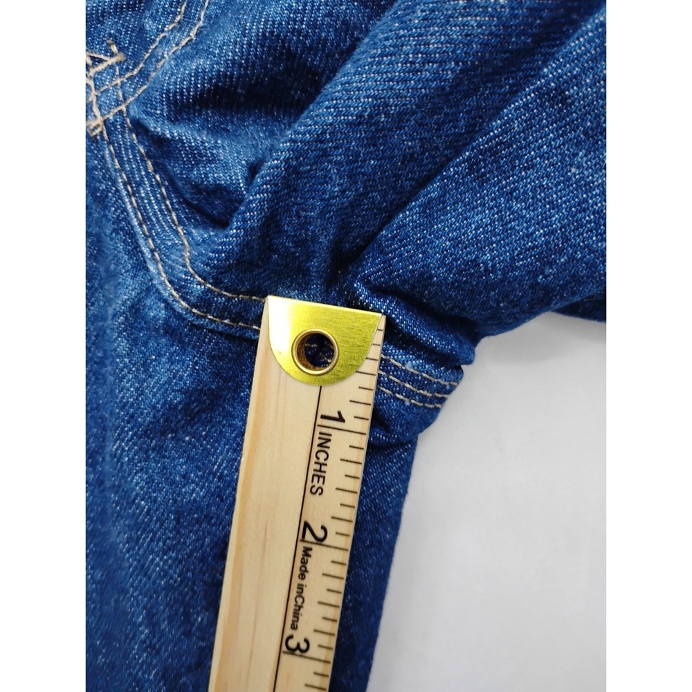 Dickies Carpenter Pants Jeans Mens 40x29 Blue Baggy Skater Hip Hop 90s Vintage - Picture 4 of 10